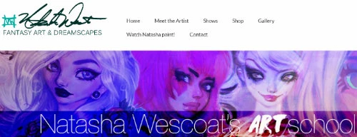 Natasha Wescoat Art Website